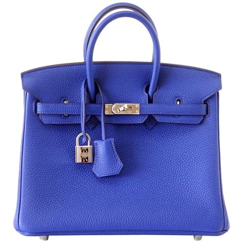 hermes birkin electric blue togo